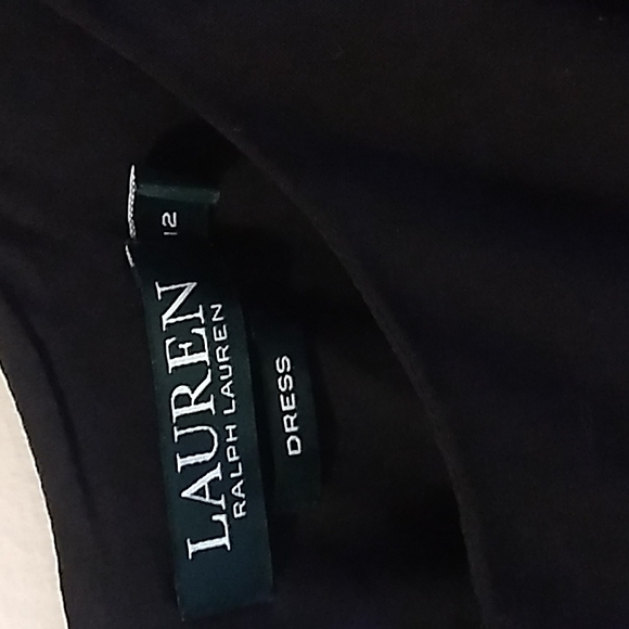Lauren Ralph Lauren Size 12 Black and White Dress - Picture 2 of 6